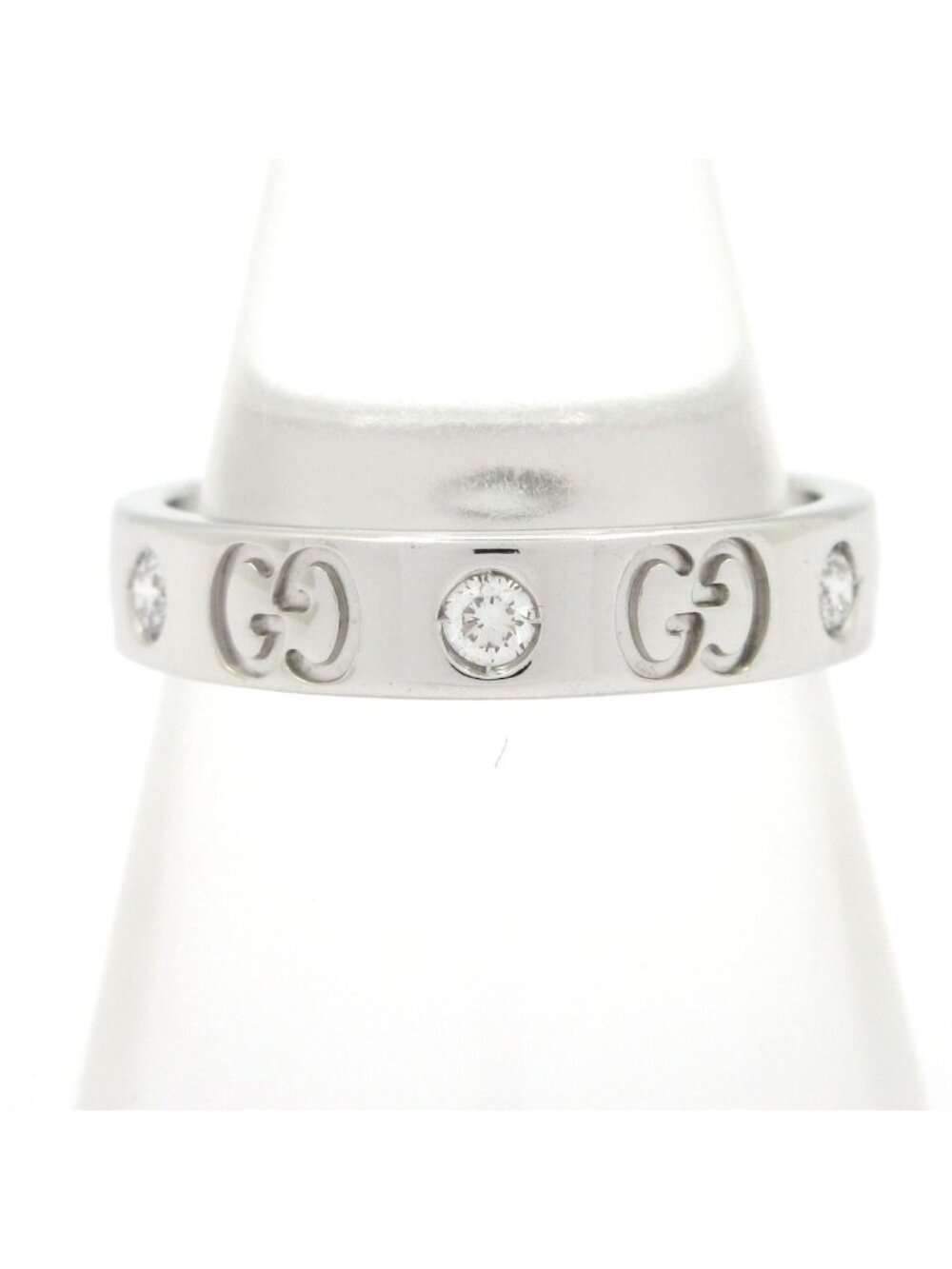 Gucci Ring Icon 18k White Gold Diamond